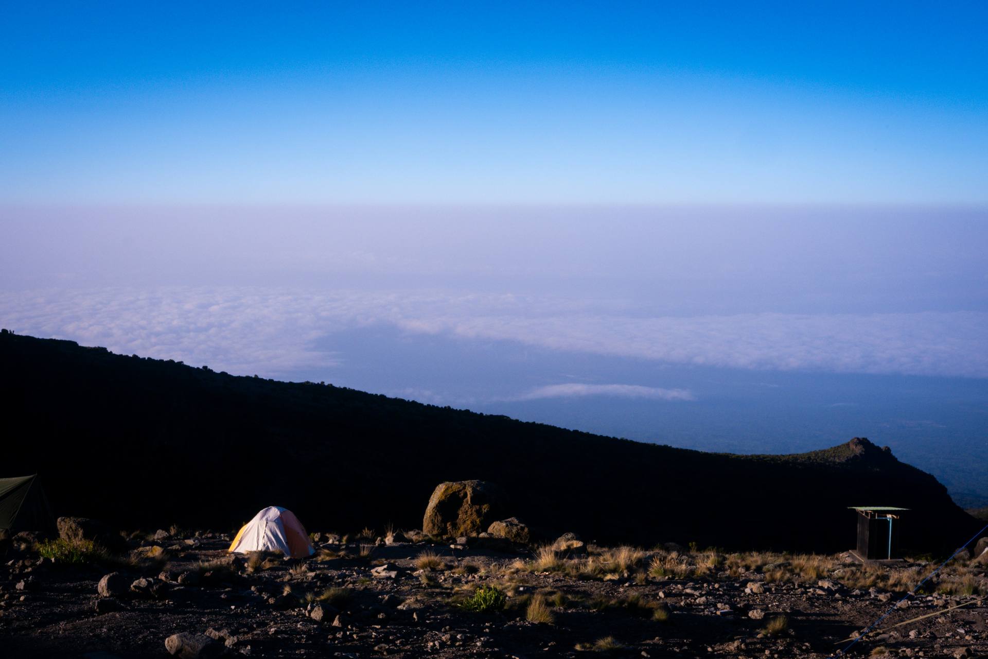 Camping on Kilimanjaro
