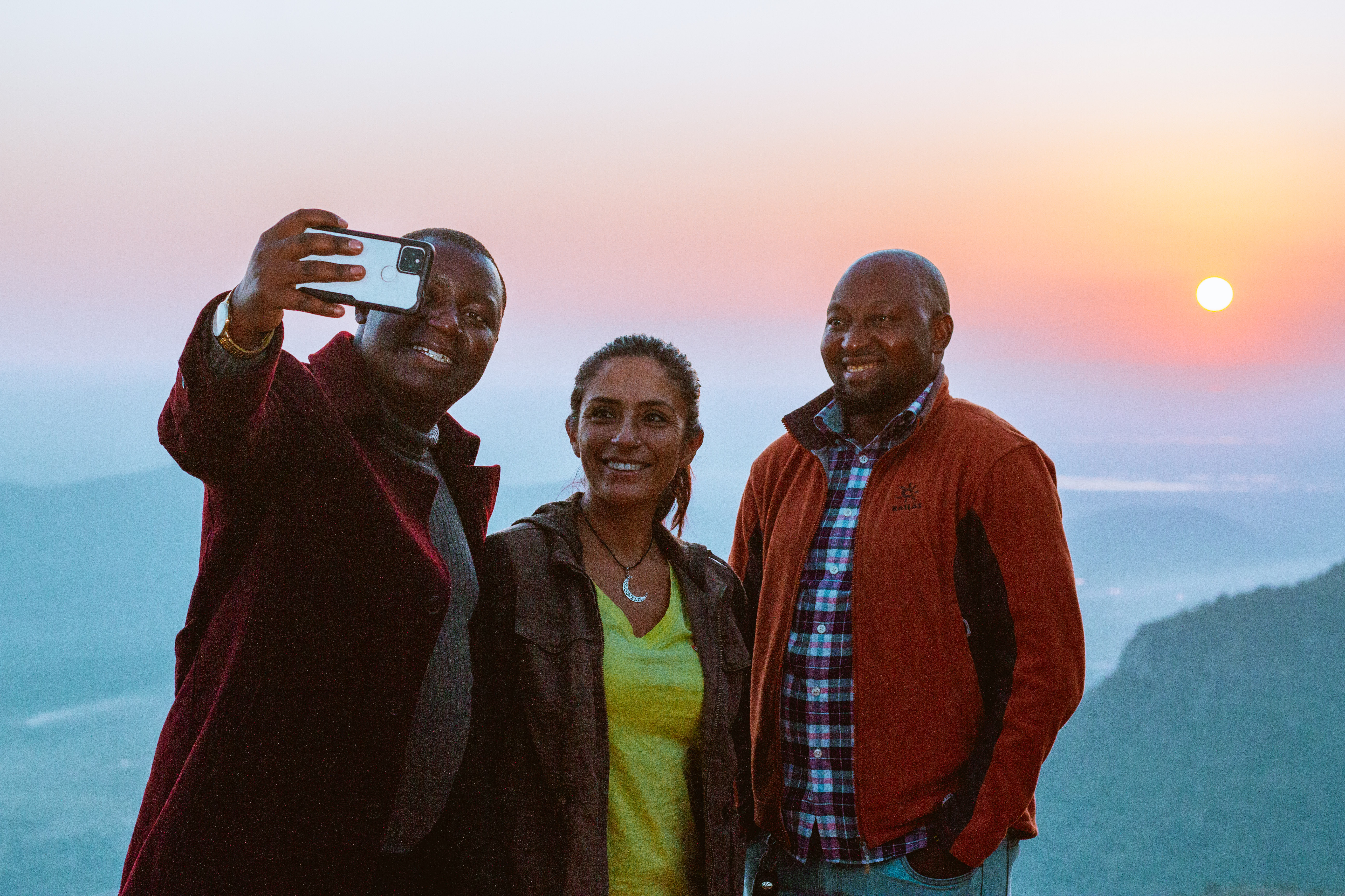 Sunset views with guests in Usambara