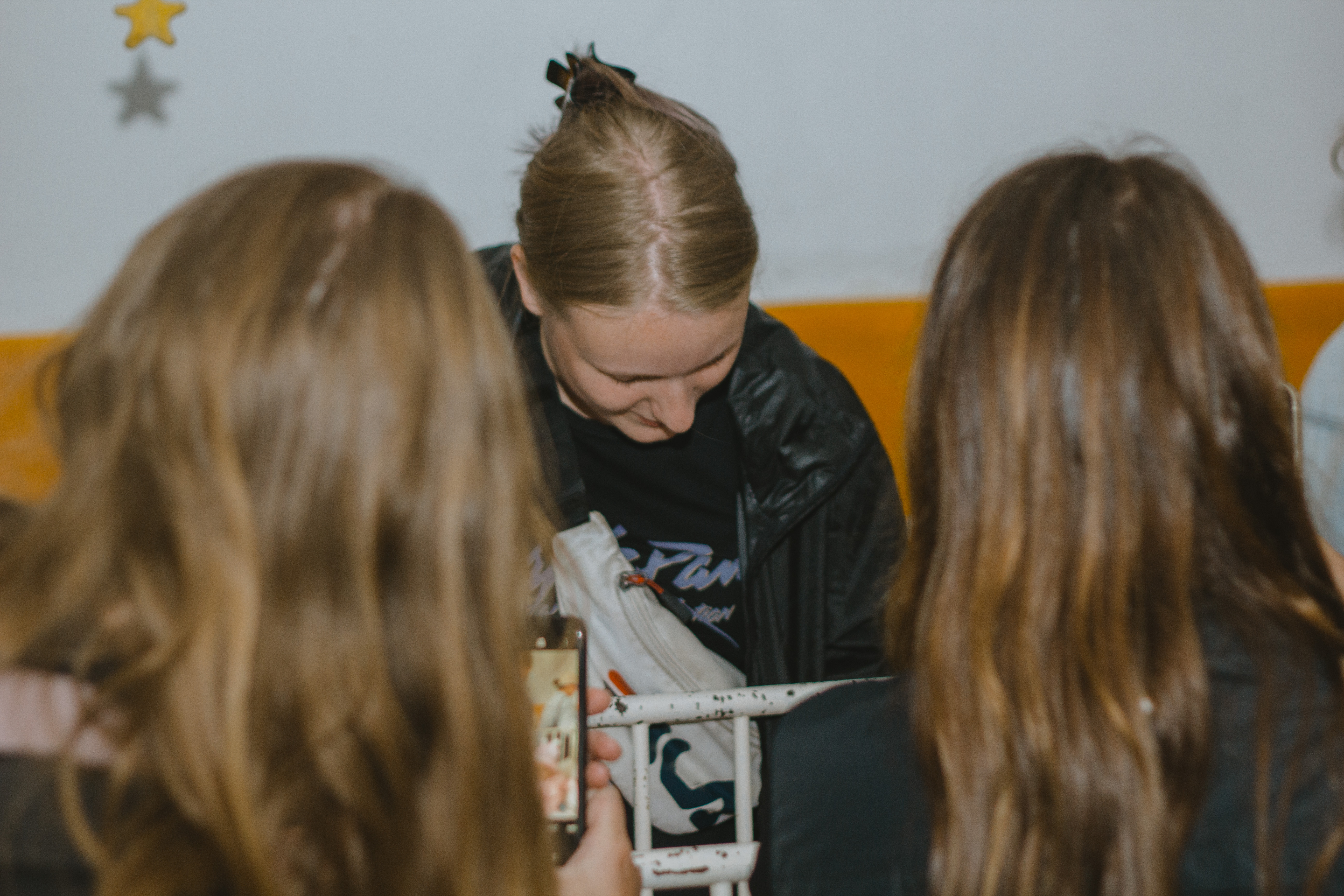 Visitors at Irente Children's Home